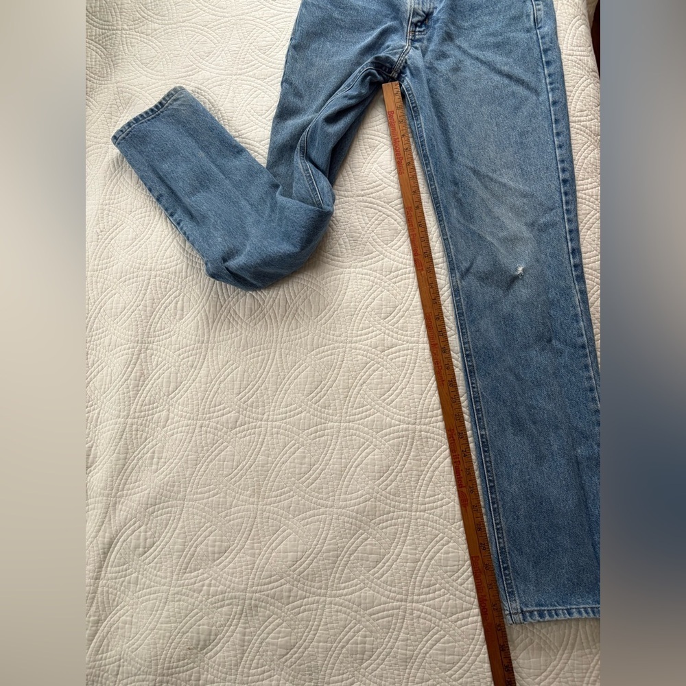 Carhartt Custom embroidered Vintage  Denim waist 30 inseam 34 - Picture 10 of 13